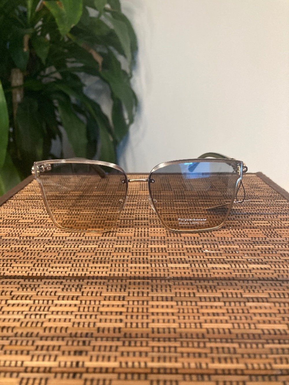 Semi Rimless Square Fashion Sunglasses (MP31733AP)